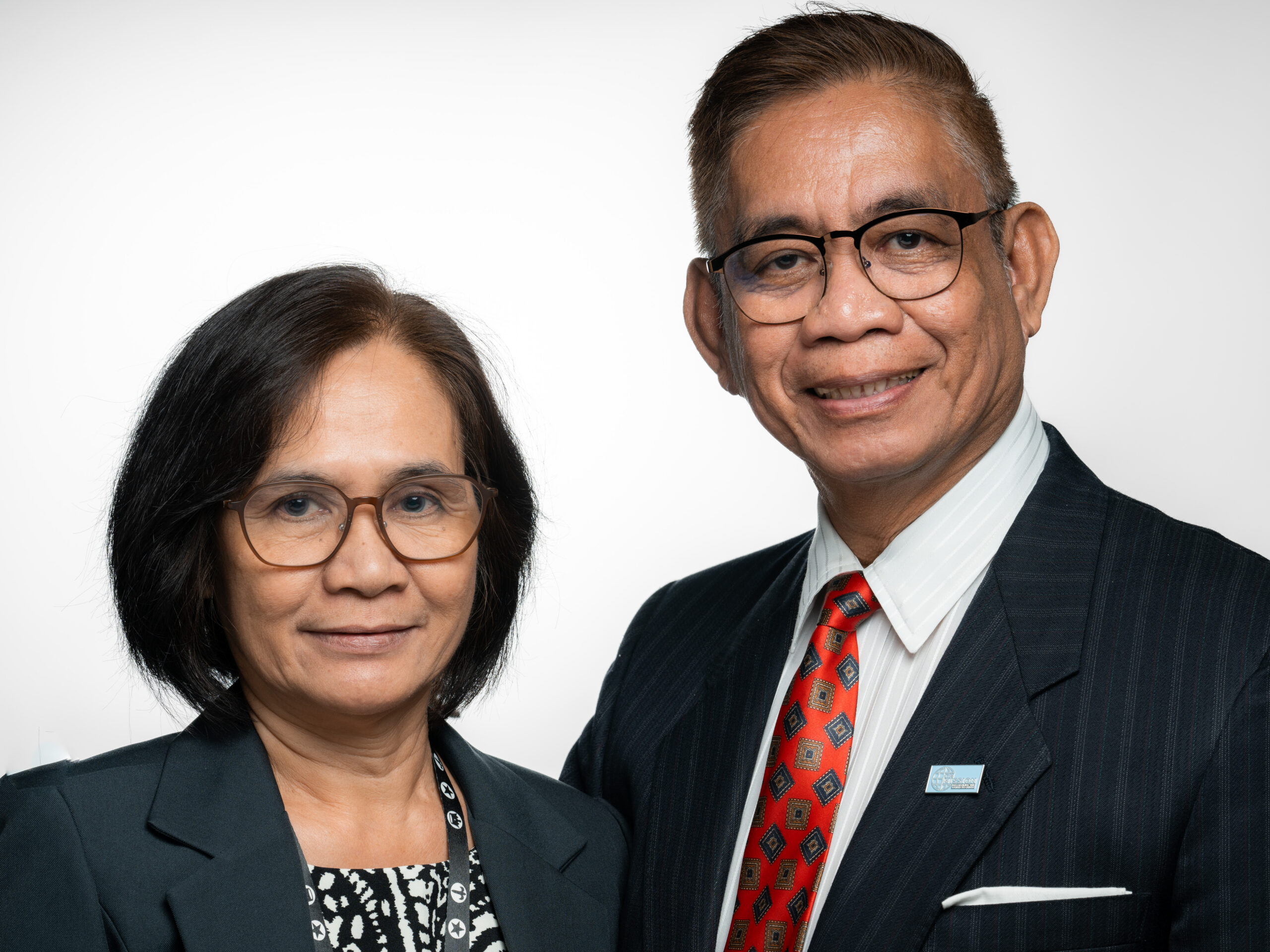 Bishop Rogelio D. Justiniano, MDiv, DD, and Flordeliza R. Justiniano